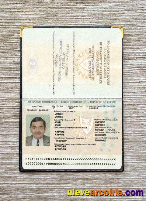 Cyprus Passport Version 2 Photo Look Photolook