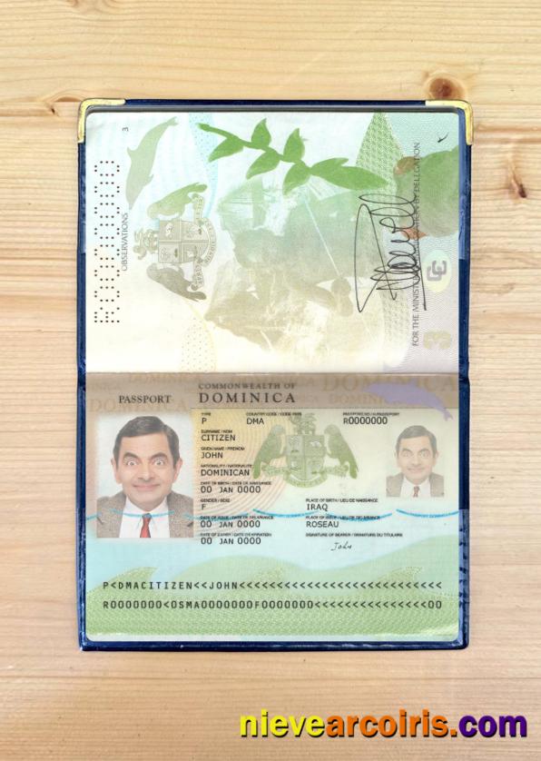 Dominica Passport New 2019 Present Photolook Photolook
