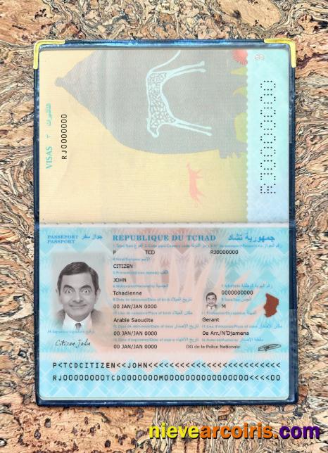 Du Tchad Passport New 2021 Present Photolook Preview