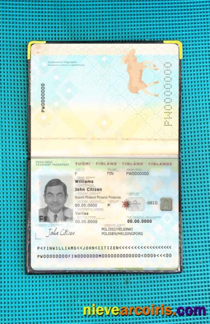 Finland Passport 2012 2017 Photo Look Template