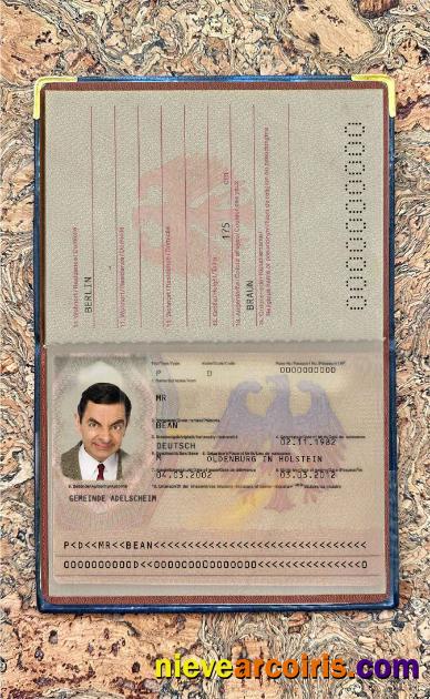 Germany Passport (2005 2017) Photo Look Preview