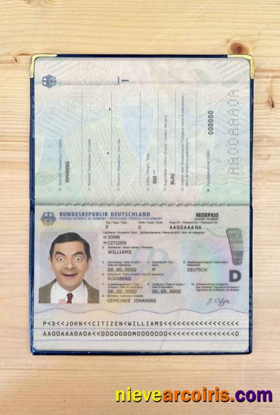 Germany Passport (2017 Present) Photo Look Preview