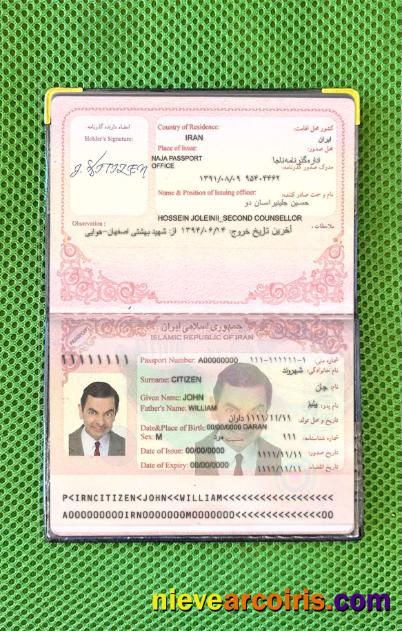 Iran Passport (2007 2014) Photo Look Photolook