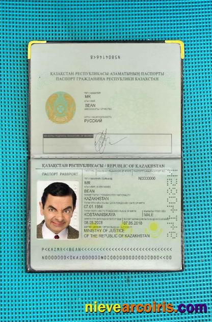 Kazakhstan Passport (1991 2009) Photo Look Preview