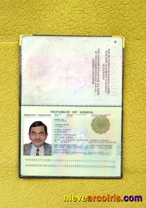 Kenya Passport (2011 2019) Photo Look Photolook
