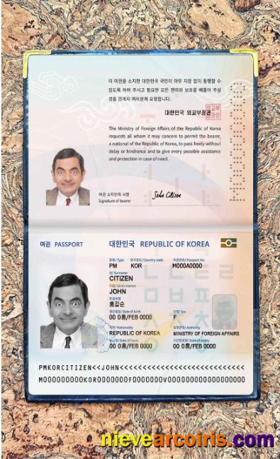 Korea Passport (2021 Present) Photo Look Photolook