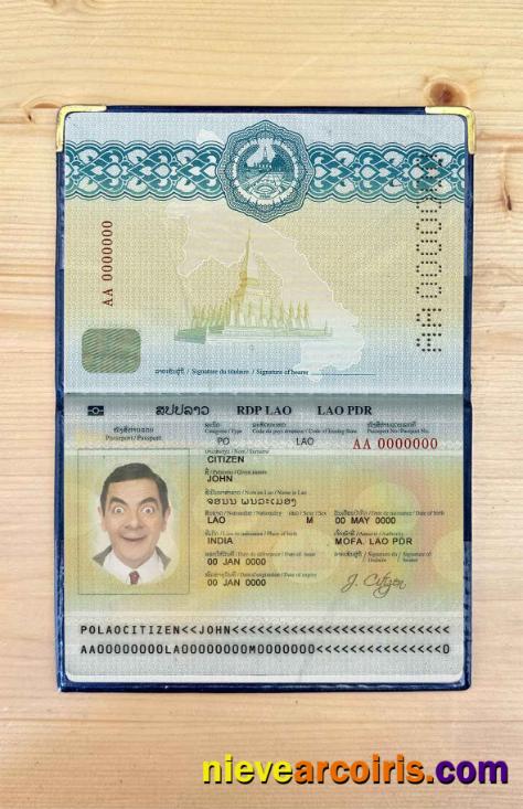Laos Passport Photo Look Preview
