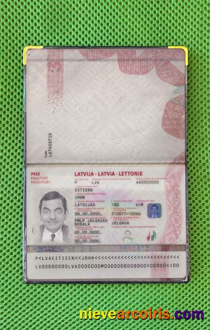 Latvia Passport (2015 Present) Photo Look Photolook