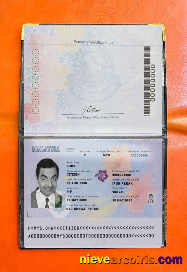 Malaysia Passport (2017 Present) Photo Look Photolook