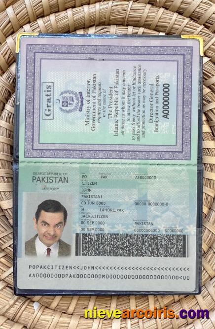 Pakistan New Passport 2020 Present Photolook Preview