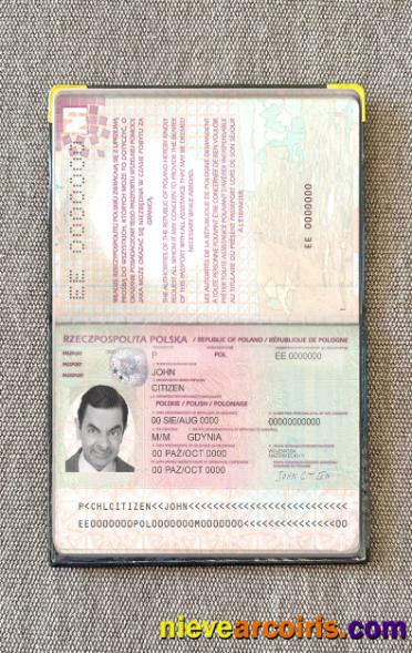 Poland Passport (2011 2018) Photo Look Sample