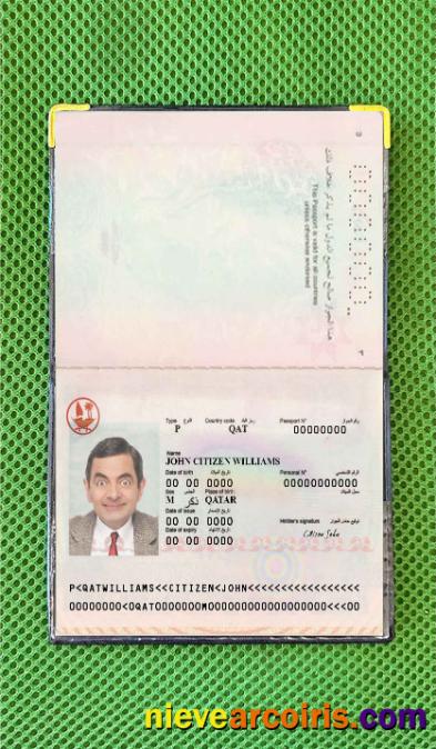 Qatar Passport Photo Look Preview