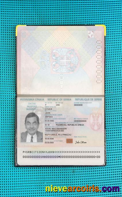 Serbia Passport 2018 Present Photo Look Preview