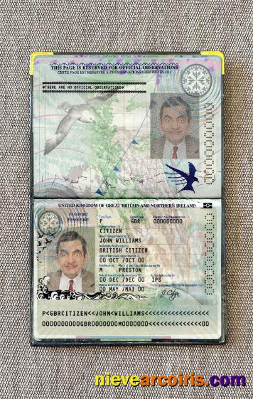 United Kingdom Of Great Britain And Northern Ireland Passport (2010 2015) Photo Look Preview