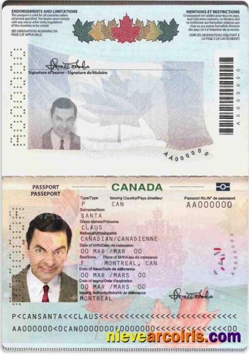Premium Canada Passport Template In PSD Format, Fully Editable (2010 – Present)