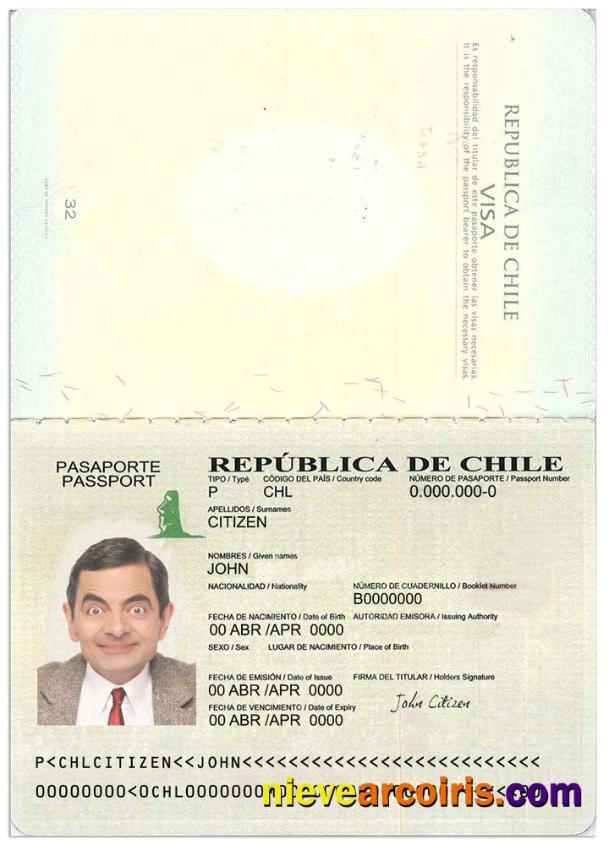 Chile Passport Version 2 Photolook