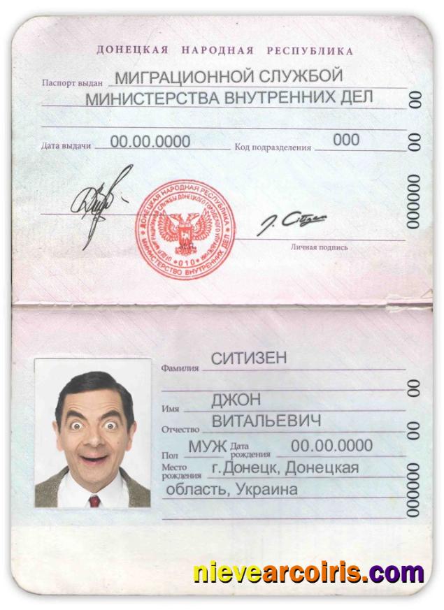 Donetsk People’s Republic Passport Preview