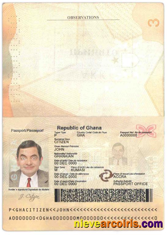 Ghana Passport Photolook