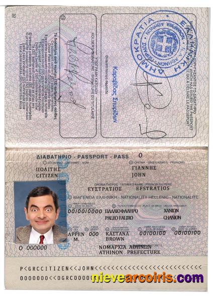 Greece Passport Verssion 3 Photolook