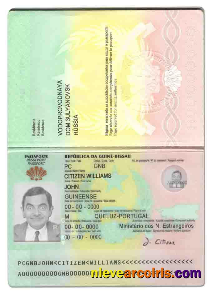 Guinea Bissau Passport Photolook