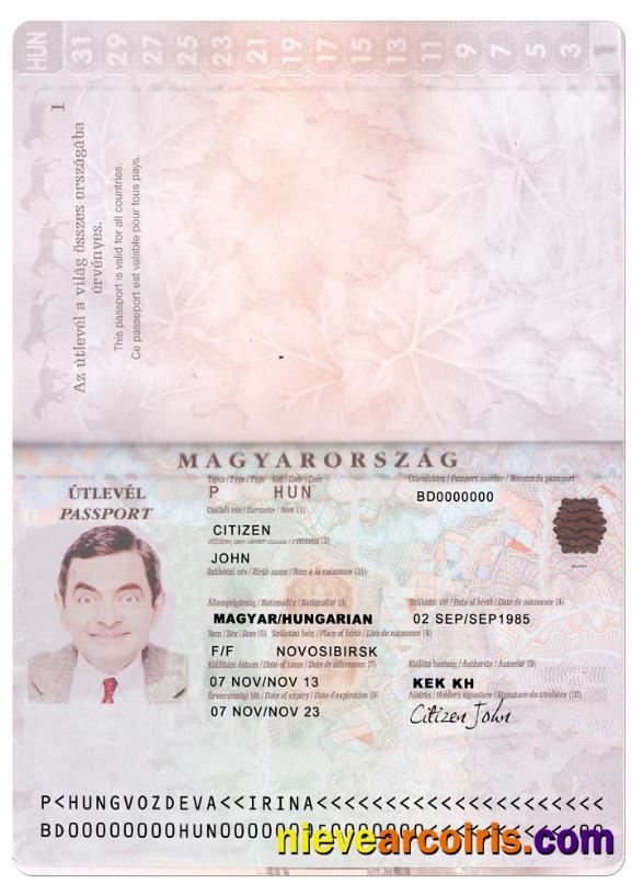 Hungary Pass Version 2 Photolook