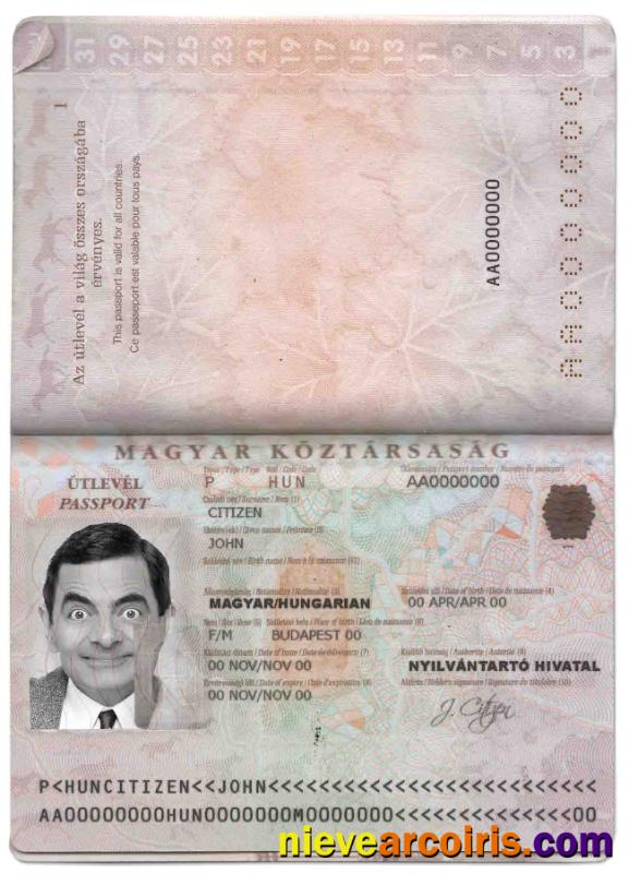 Hungary Passport Preview