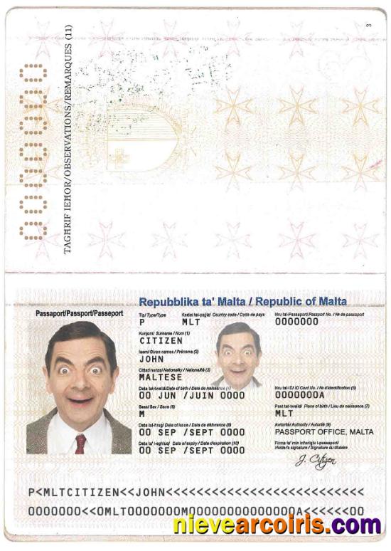 Malta Passport Photolook