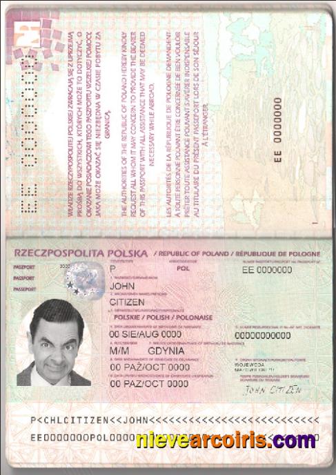 Poland Passport (2011 2018) Photolook