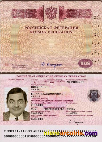 Russia Travel Passport Preview