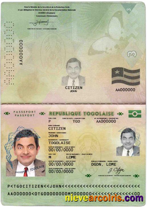 Togo Passport Preview