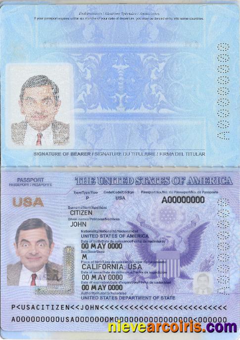 USA Passport NEW 2020 Photolook