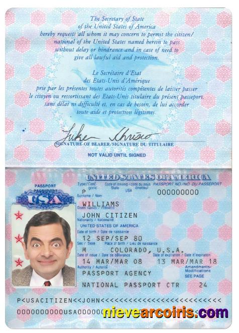 USA Passport Version 2 Photolook