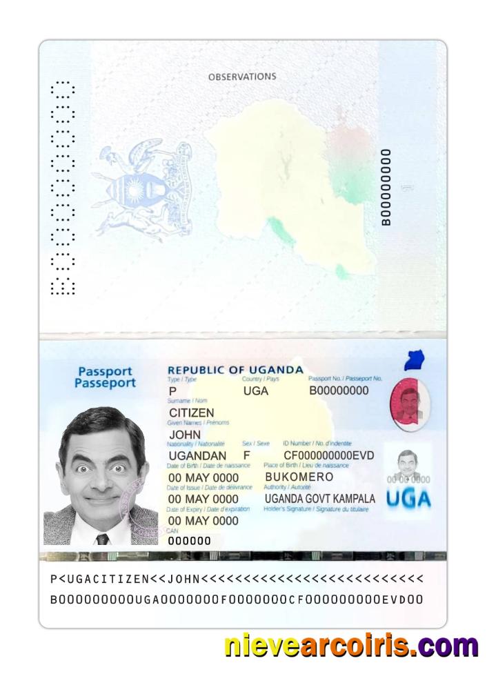 Uganda Passport 2023 Present Preview
