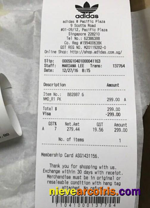 Adidas Store Payment Check Template