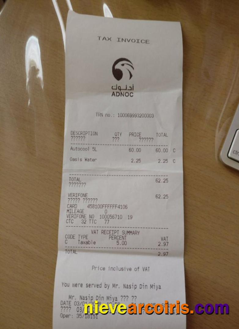 Adnoc Company Payment Check Photolook