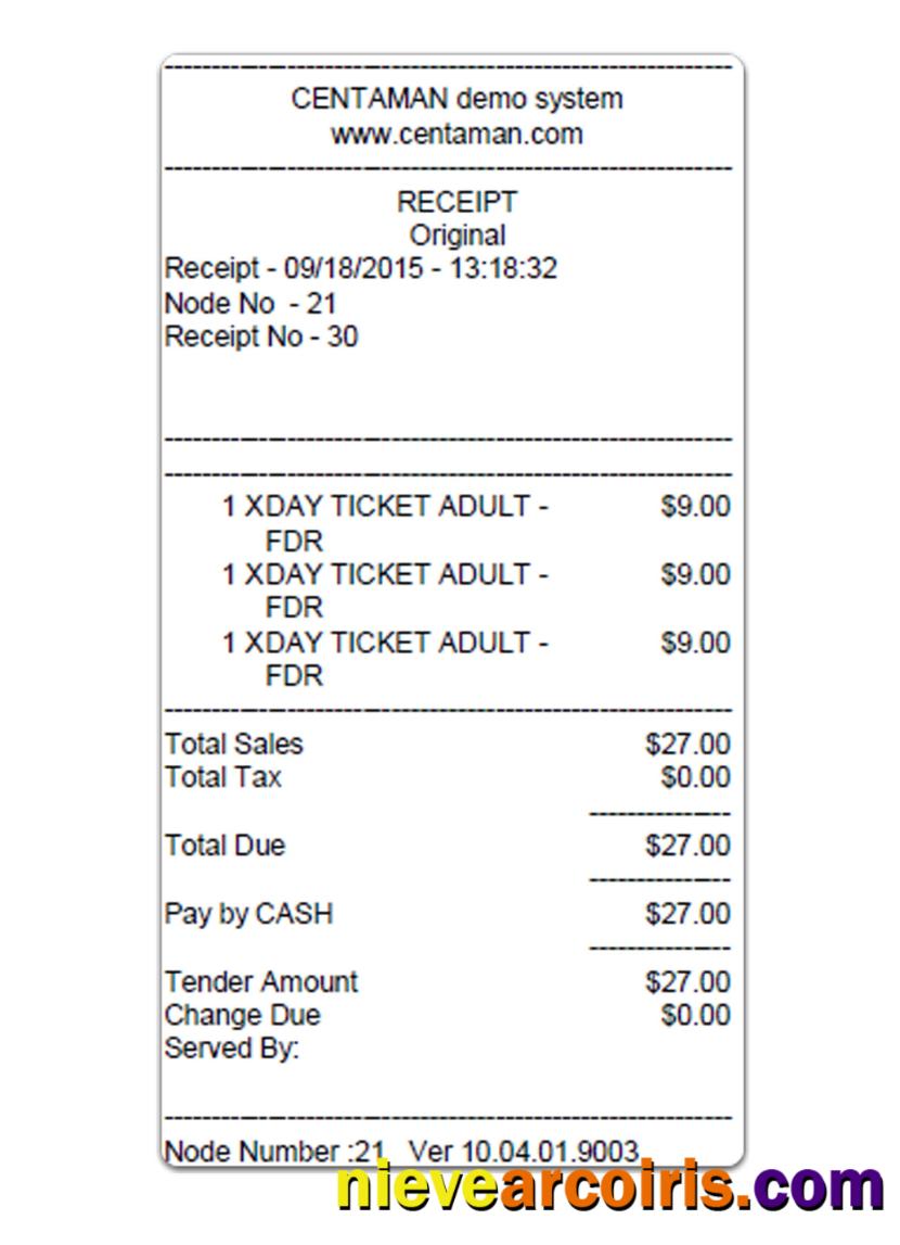 CENTAMAN Payment Check Template