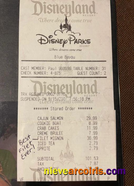 Disneyland Park Payment Check Photolook