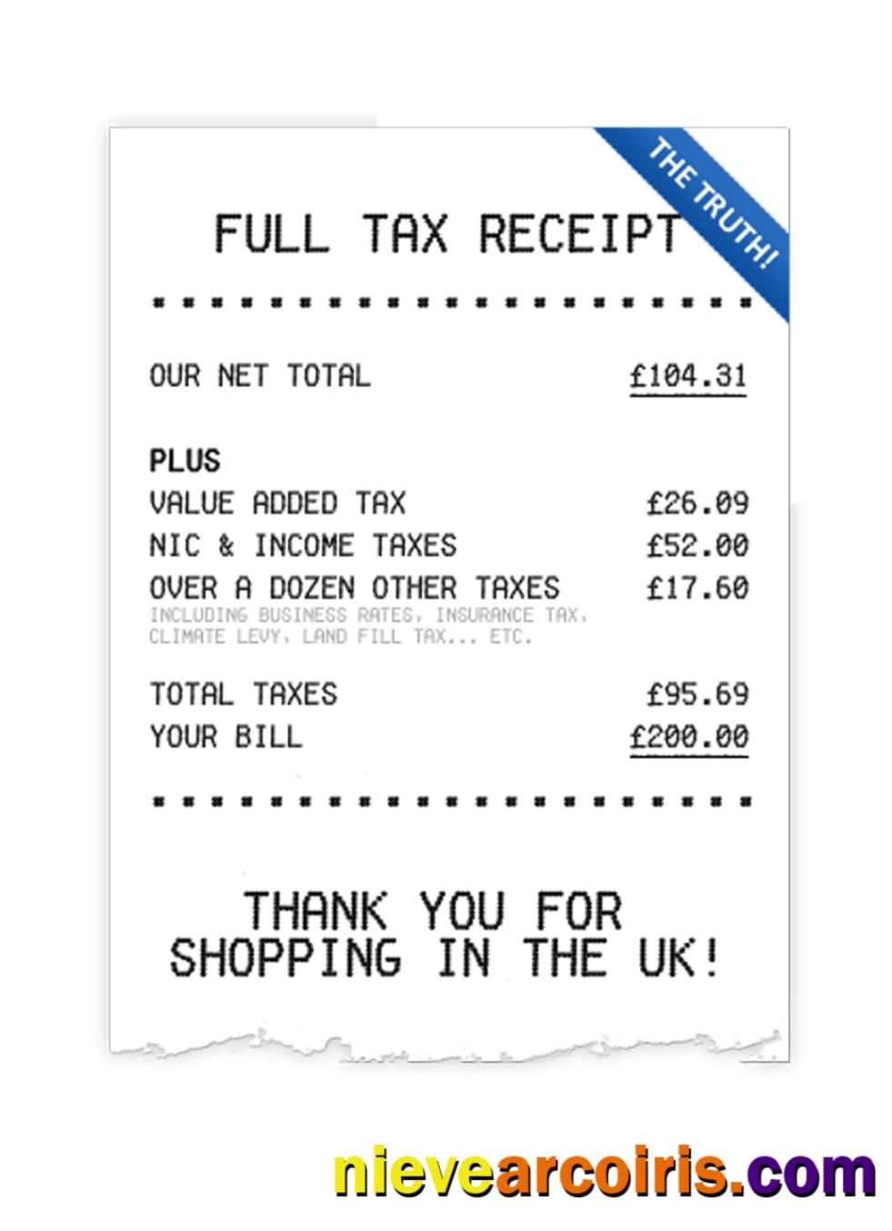 FULL TAX Receipt Preview