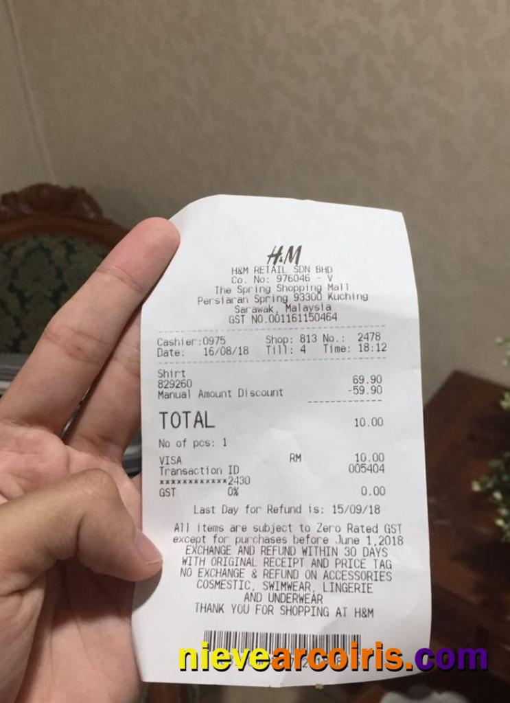 H&M Retail Payment Check Photolook