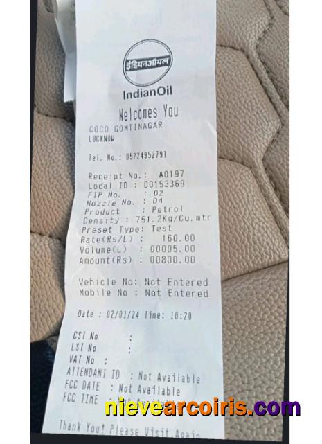Indian Oil Company Payment Check Template