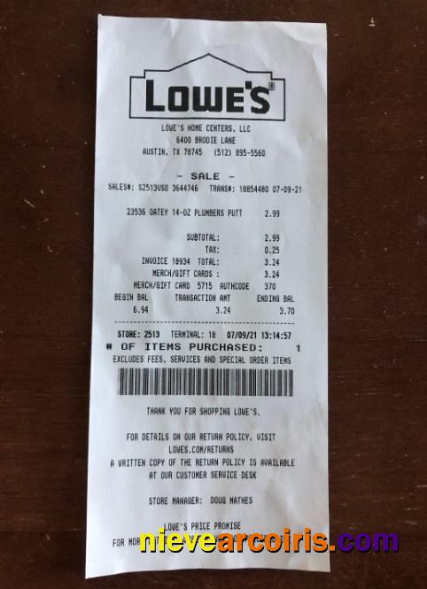 Lowes Retail Company Payment Slip Photolook