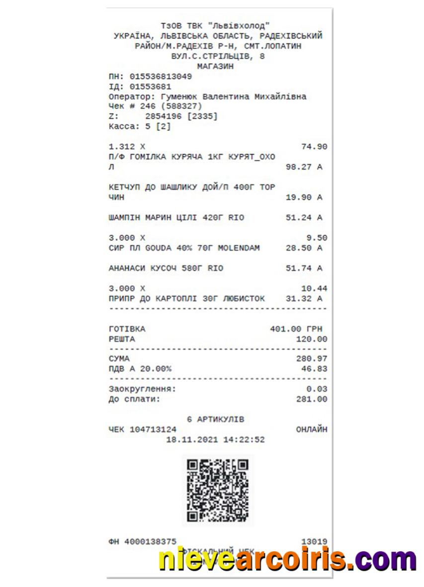 MAGAZINE Payment Receipt Preview