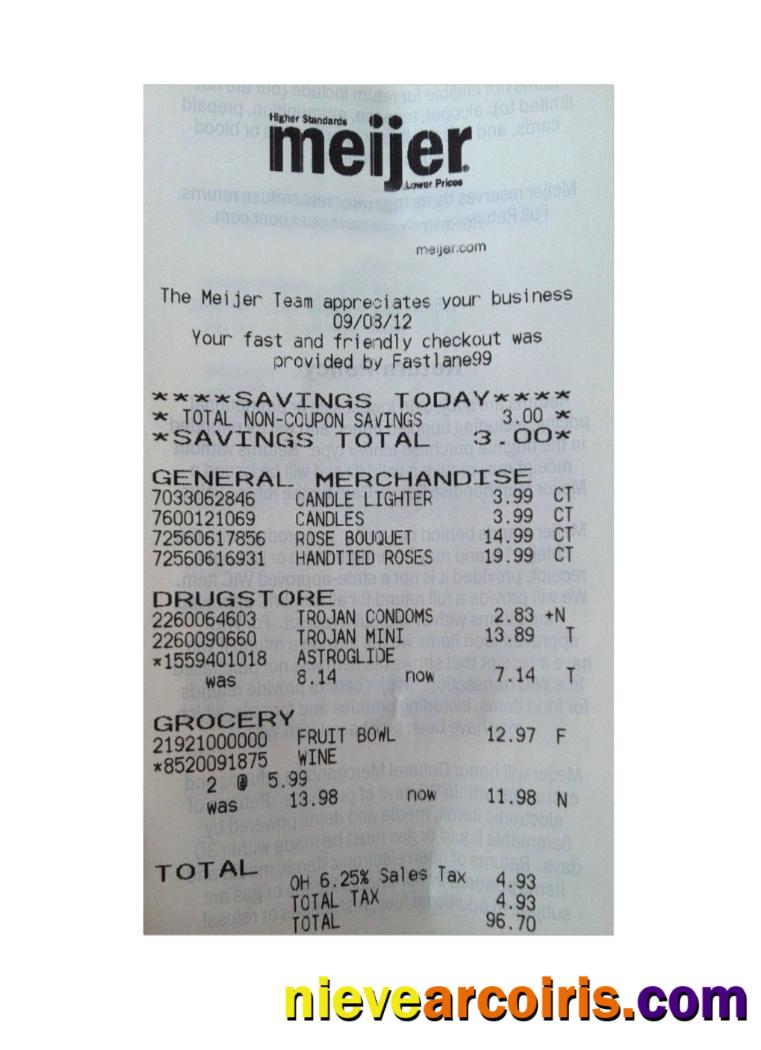 MEIJER Payment Check Preview