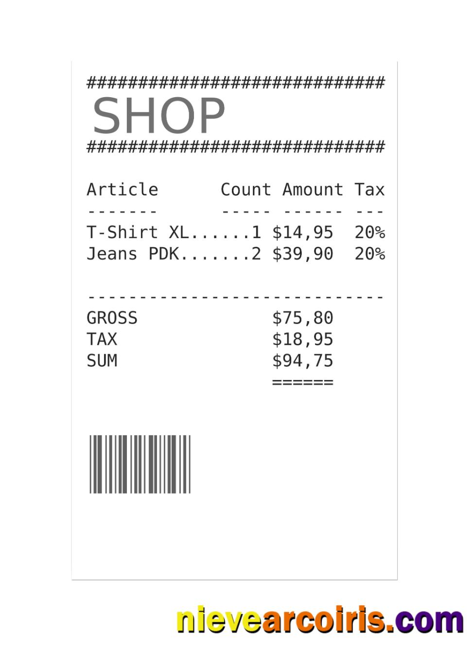 SHOP Payment Check Photolook