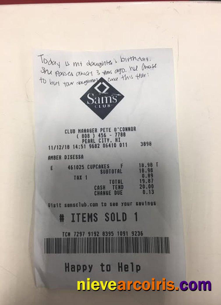 USA Sam's Club Pharmacy Payment Receipt Sample