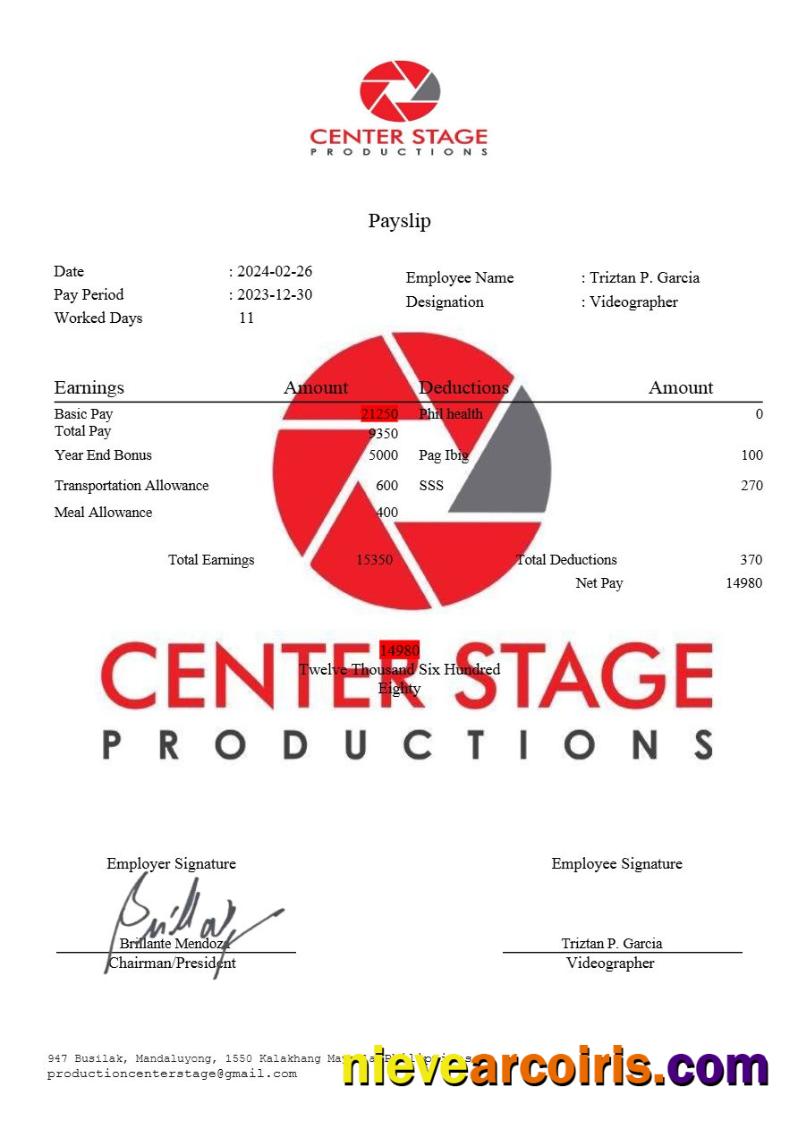 Professional Center Stage Productions Payslip Template In Word And PDF Formats.pdf, 4