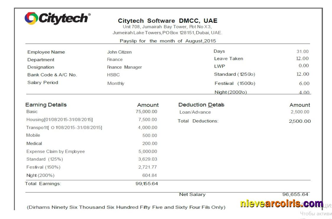 Citytech Software DMCC Template