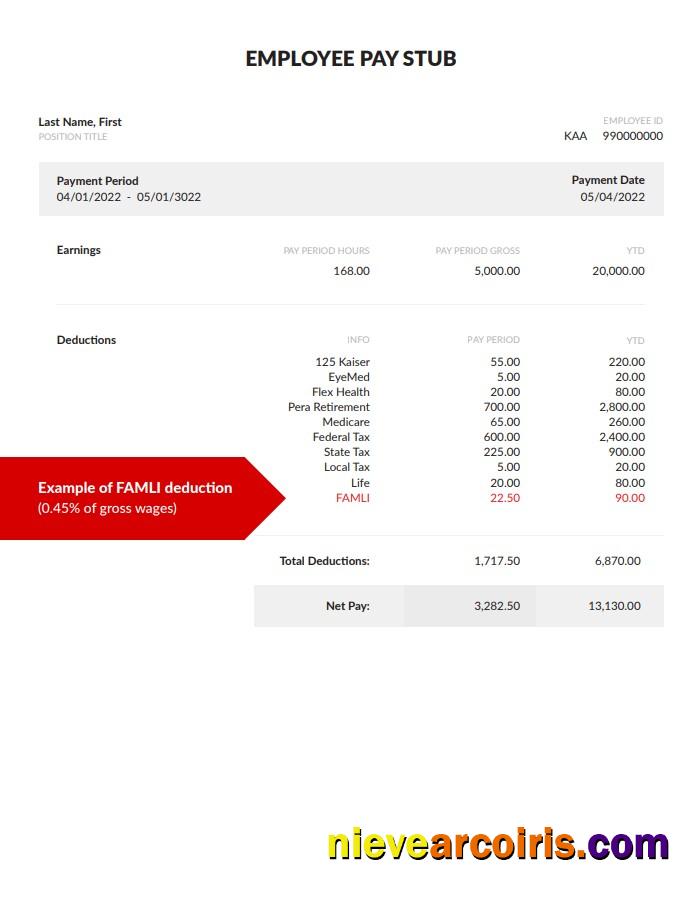 Editable EMPLOYEE Pay Stub Word And PDF Template, Version 4
