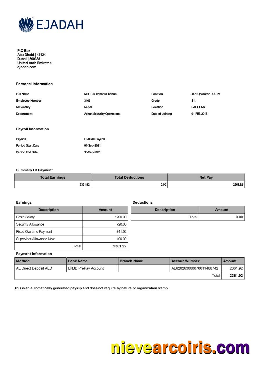 Realistic Ejadah Asset Management Company Payroll Template In Word And PDF Formats.pdf, 1