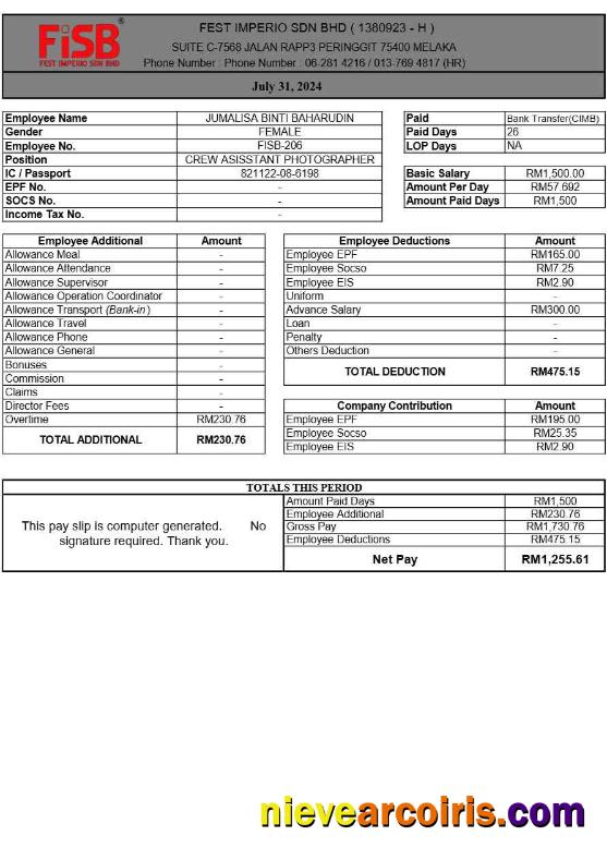 Premium Fest Imperio Payslip Template In Word And PDF Formats.pdf, 1